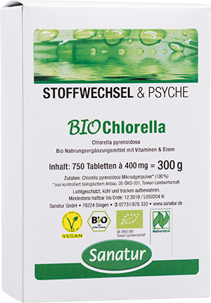 Bio Chlorella Mikroalgen - 750 Tabs à 400mg